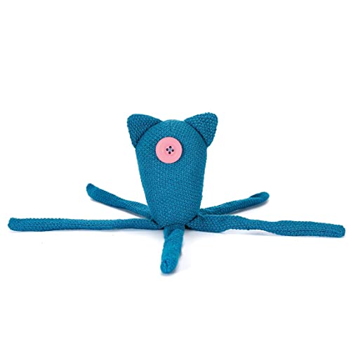 ASVP Shop Coraline Crocheted One Eyed Octopus Doll Bright Turquoise