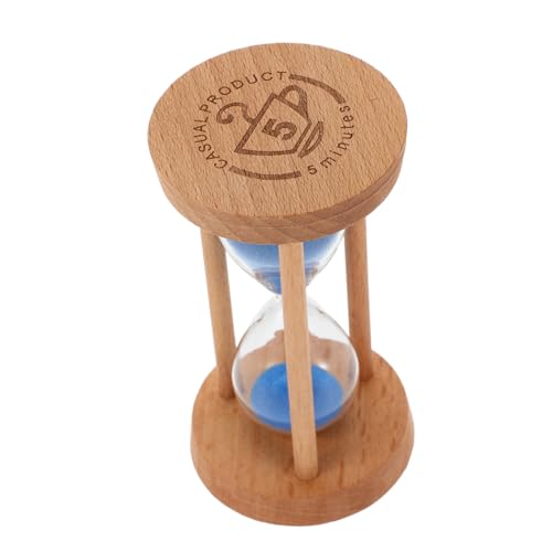 BESPORTBLE Vetro Minuti Timer Per Casa Legno Decorazione Orologio Da Tavolo Per Ragazzo Ragazza Timer Spazzolino Denti