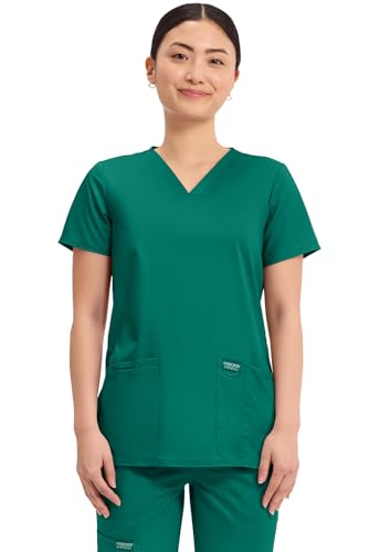 Image of Cherokee Medical Women's Scrub Top V-Neck Modern Classic Fit with 3 Pockets, Ultra Soft and 2-Way Stretch Fabric - WW620