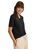 Unifarbe Damen T-Shirt im Tunika-Look