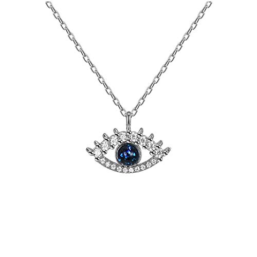 Collier Oeil Bleu en argent pour sublimer vos accessoires de mode