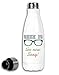 Atprints Geek Is The New Sexy Funny Slogan Pallone da Viaggio Termico 350ml