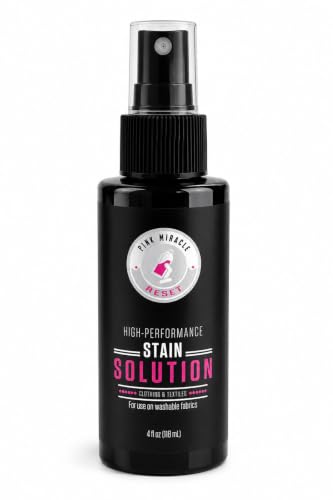 Pink Miracle RESET 4 fl oz spray — the pick aimed at wine, coffee and grease on adult clothing