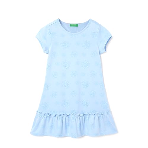 Image of UNITED COLORS OF BENETTON Girl's Cotton Fit and Flare Midi Dress