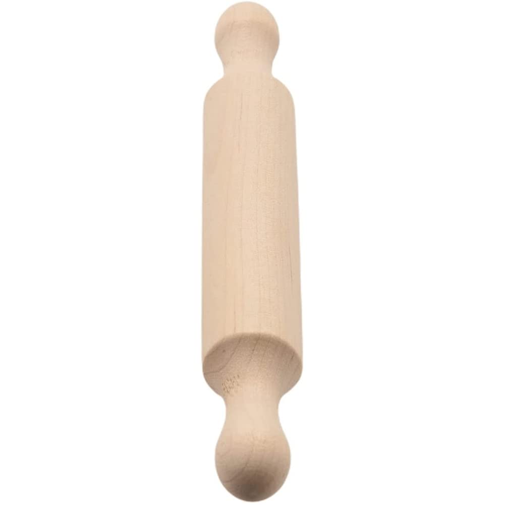 20 Pezzi Mini Mattarello in Legno da 6 Pollici Lungo Cucina Mattarello Piccolo Rullo per Pasta di Legno per Bambini Fondente