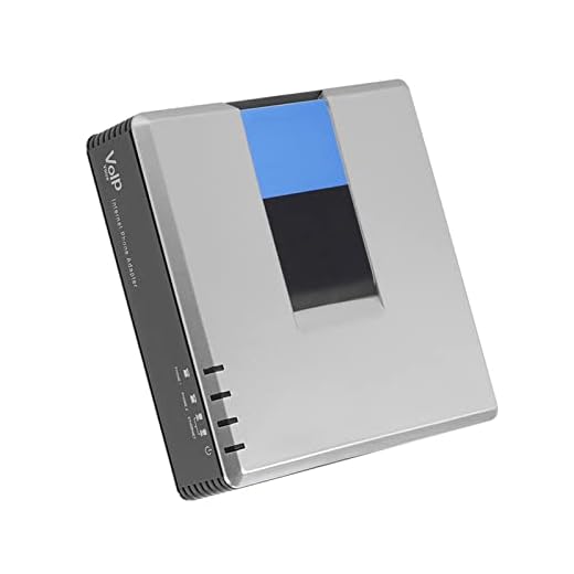 POENVFPO Adattatore delle Porte VoIP 2 SIP Internet. Dispositivo Applicabile per Conversazioni a Lunga Distanza o Chiamate Globali, Sbloccato per Banda Larga, Router, Ufficio ordinario/Ufficio]]