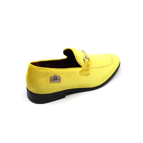 Image of Men's Velvet Designer Classic Dress Tuxedo Smoking Slipper Loafers Slip On Shoes SM-56