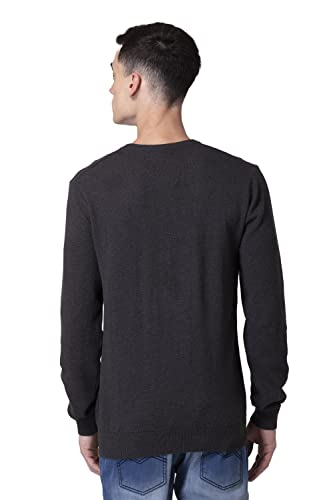 Image of Allen Cooper Solid Sweater for Men