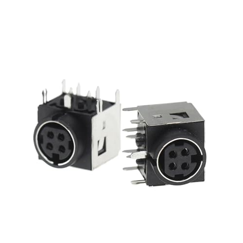 S Terminal hembra grande 4 núcleos DIN-4P conector de terminal DIN-422 para cables de video 2