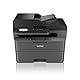 Brother MFC-L2860DW 4-in-1-Multifunktions-Laserdrucker, 34 ppm, Duplexdruck, 6,8 cm Touchscreen-Farbdisplay, Fast Ethernet, WLAN mit 5 GHz und USB 2.0