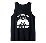 Photo Gallery birthday boy 13 - time to level up - 13 ° bday graphic canotta Photo Gallery birthday boy 13 - time to level up - 13 ° bday graphic canotta