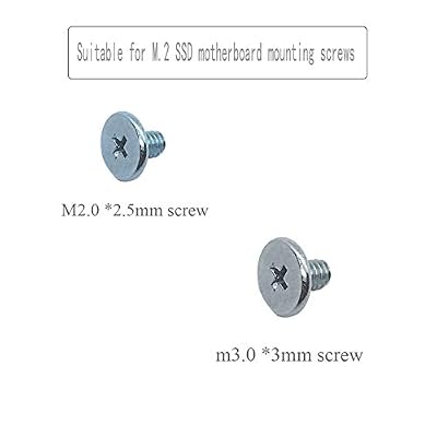 m2 2280ssd Screws Kit,PCIe NVMe M.2 SSD Mounting Screws