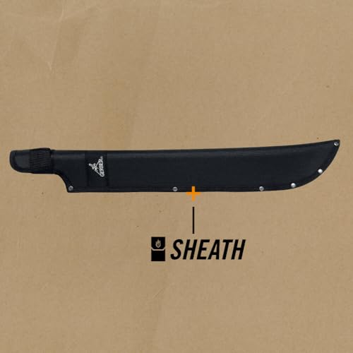 GERBER Gator Machete - Black w/ Nylon Sheath [31-000758]