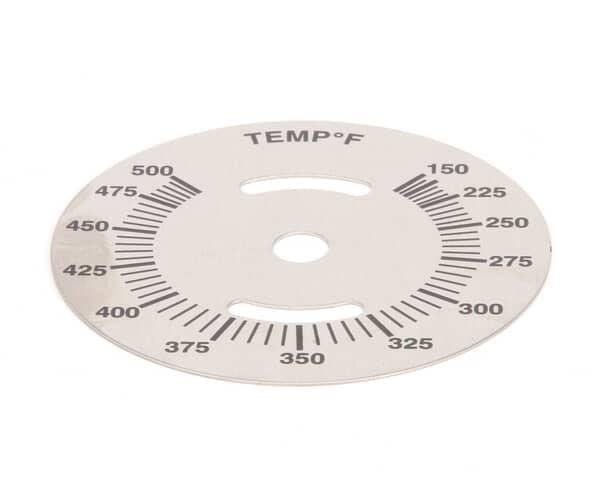 Vulcan 00-358539-00001 Vulcan PLATE,DIAL TEMPERATURE (00-358539-00001)