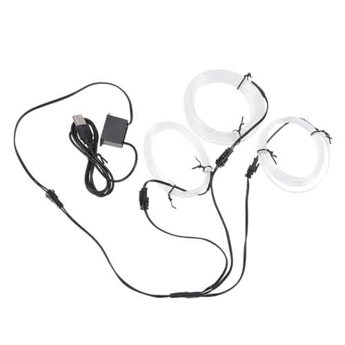 SOLUSTRE LED Ambiance pour Voiture Éclairage Intérieur Installation sans USB Ambiance Romantique Décoration Automobile