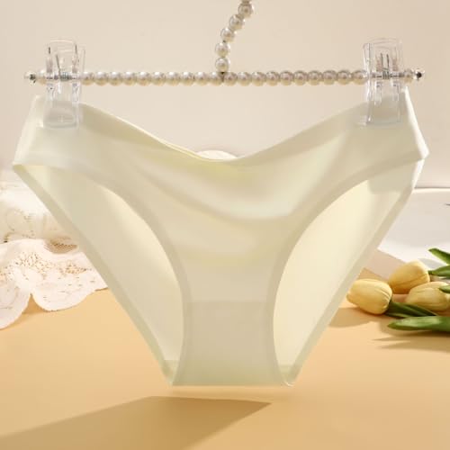 Image of FINETOO 6 Pack Women's Seamless Hipster Underwear No Show Panties Invisibles Briefs Soft Stretch Bikini Underwears XS-XL