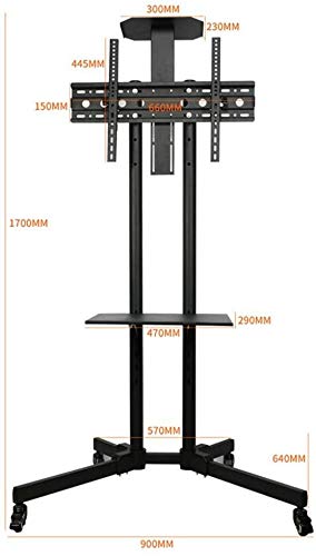 Soporte móvil para TV, carrito ajustable y multifuncional miniatura 7