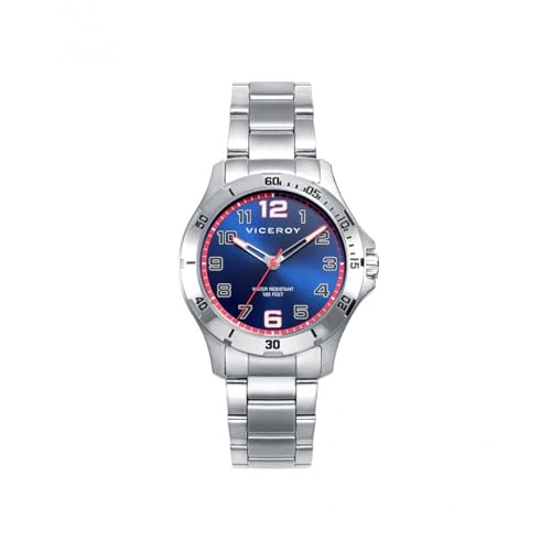 Viceroy 401361-34 Reloj Niño Azul - Deportivo 36MM, Cuarzo Analógico, Pulsera Azul Viceroy 401361-34 Reloj Niño Azul - Deportivo 36MM, Cuarzo Analógico, Pulsera Azul
