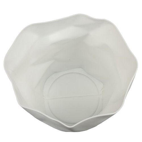 Modway Lava Caneca de Basura Blanca 31.75 cm L x 29.21 cm W x 29.21 cm H miniatura 2
