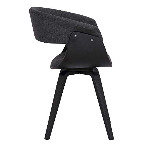 アルメンリビング(Armen Living) Summer ダイニングチェア キッチンチェア チャコール ブラック 高クッション性 高さ79cm エレガント 快適 モダンスタイリッシュ 機能的 洗練 優雅 コンパクト 上質 多目的 人間工学 ゆったり 軽量 おしゃれ 上品 クラシック北欧風 ミニマル 座り心地【日本正規輸入品】 LCSUCHBLCH [5]
