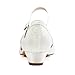Duosheng & Elegant Ronda Hebilla de Tacón Alto Bombea los Zapatos de Danza de Lace Zapatos de Boda Mujeres Ivory EU 42 Imagen de Duosheng & Elegant Ronda Hebilla de Tacón Alto Bombea los Zapatos de Danza de Lace Zapatos de Boda Mujeres Ivory EU 42