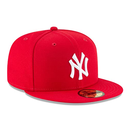 Şapcă New Era pentru bărbaţi New York Yankees MLB Authentic Collection 59FIFTY, adult, stacojiu, 8