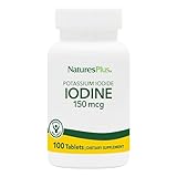 NaturesPlus Potassium Iodide - 150 mcg, 100 Tablets - Vegan, Gluten Free - 100 Servings