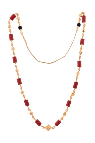 Image of Radha's Creations jewellery GSB mangalorean chain for women one gram gold