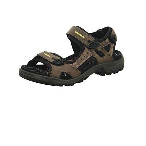 Image of ECCO Men's Yucatan Sandal,Tarmac /Moon Rock,49 M EU (US Men's 15-15.5 M)