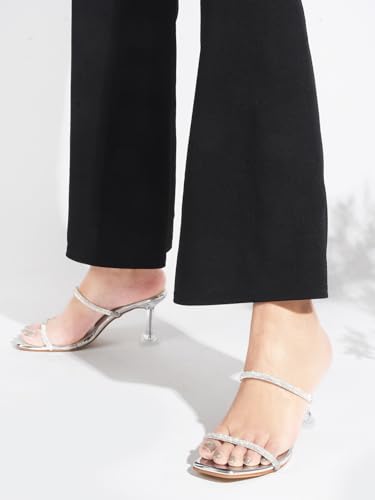 Image of JM LOOKS Women Slim Solid Comfortable Sole Kitten Heel Sandals For Womens & Girls IRF-108-X