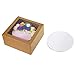 [15pcs]10x10x5 inch Cake Boxes with Boards Set,Brown Large Tall Sturdy Bakery Boxes with Window Lids Disposable Cardboard Container and Round Plain in Bulk 15 Pack of Each