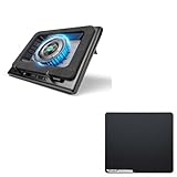 llano Laptop Cooler Bundle with Glass Mousepad Large Size