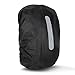WOTEG 5 Pcs Funda Impermeable para Mochila - Fundas de Mochila de Alta Visibilidad - Funda de Bolsa de Almacenamiento a Prueba de Lluvia para Andar en Bicicleta, Caminar, Acampar, Viajar, Actividades