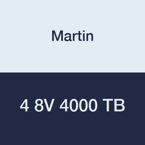 Martin 4 8V 4000 TB Hi-Cap TB Sheave, 8V Belt Section, 4 Grooves, 5050 Bushing required, Class 30 Gray Cast Iron, 40
