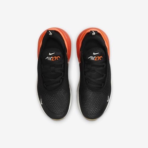 Nike Air Max 270 Little Kids' Shoe (AO2372-037, Black/Bright