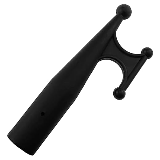 E-outstanding Nylon Boat Hook Attachment Premium Durable Mooring Marine Kayak Raft Dinghy Hook Head Top Attachment for 1inch Pipe or Tube, Black