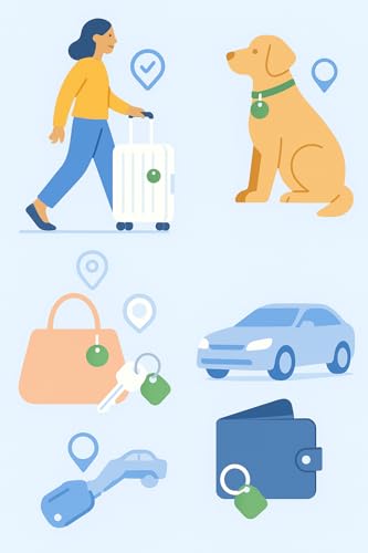 Android Compatible Air Tracker Tag - Tracker Tags for Android Phones, Supports Google Find My Device, 2025 New Model (Black) - Image 9