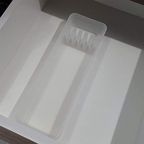 2 Organizadores de Gavetas Porta Talheres Porta Facas Gaveta Logic Natural