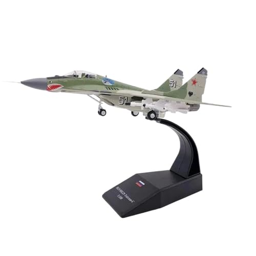 MiG-29 modelo de avión militar de aleación 1:100 para decorar despachos y oficinas de diseño