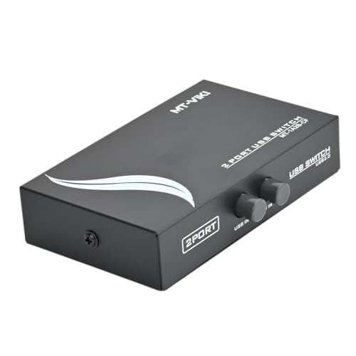 Image of 2 Port USB 2.0 Sharing Manual Switch Box Hub 2 PCS Share 1 USB Device for Printer Scanner Camera Keyboard (2 Port)