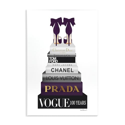 Image of Fashion Designer Shoes, 10 x 15 Inch Mounted Print on Wall Plaque | Stupell Industries . By Amanda Greenwood . High quality inks . Ready to hang . Made in USA