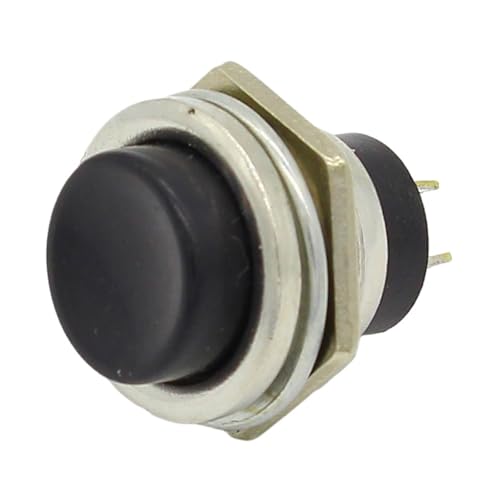Bouton-poussoir momentané vert 16 mm pour rénovation van et camping-car