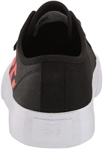 DC Boy's Unisex-Child Manual Youth Skate Shoe, Black/Grey/White, 4 Big Kid | Image 2
