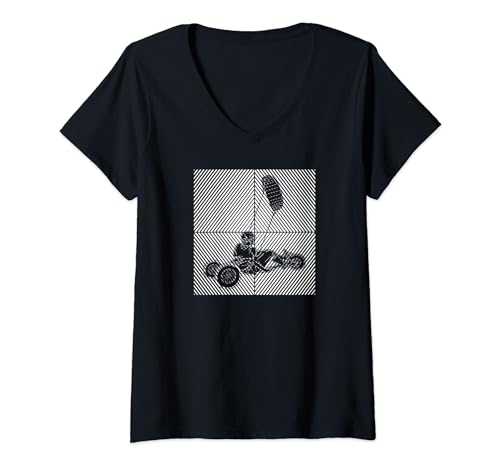 Damen Strand-Kite Windracer Land-Kite Kite-Strandsegler Kite-Buggy T-Shirt...