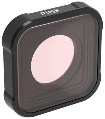 Action Pro Underwater Diving Pink Filter Compatible with GoPro Hero 9 Black (Directly Replace The Standard Protective Lens On Your Camera)