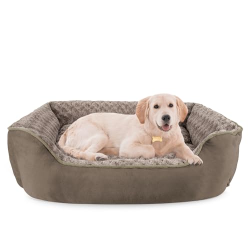 JOEJOY Rectangle Dog Bed for Large Medium Small Dogs -
