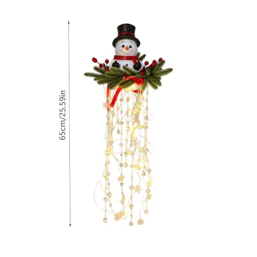 Hanging Snowman Crystal Cascade Christmas Lights, Decorative Led Lights - image 3