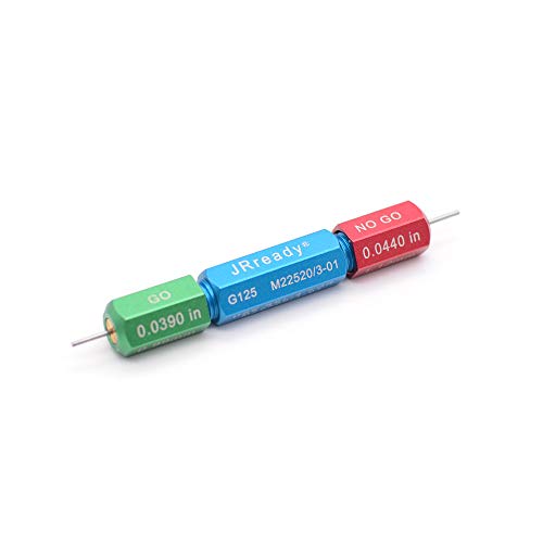 JRready G125(M22520/3-01) Go-no-go Gauge for YJQ-W1A ACT-M101 New-AS2 & YJQ-W2A ACT-M201 New-ASF1 New-AS1 Cable Crimping Tools
