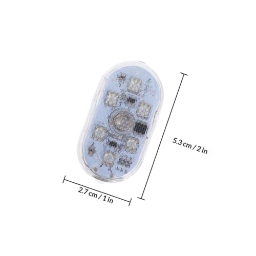 Luces LED para coche con sensor táctil y carga USB POPETPOP 2 pares 2