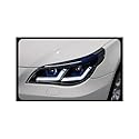 Auto-Styling-Scheinwerfer, kompatibel for BMW E60 5er-Serie, Angel Eye LED-Scheinwerfer 2003–2009, Kopflampe DRL, Signalprojektorlinse, Automotive(Color:2003-2007,Size:Go)